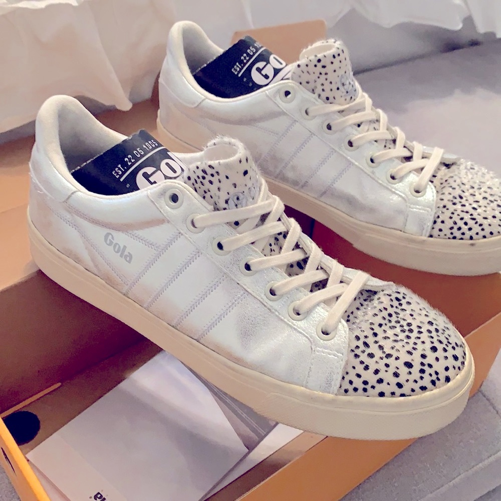 Anthropology sneakers. Worn three times.